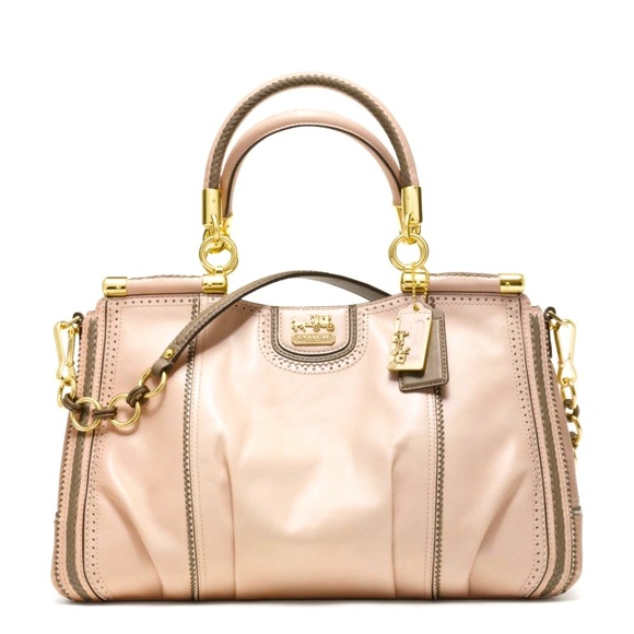 Coach Handbags - Coach Satchel - Pinnacle ZigZag Perforated Carie